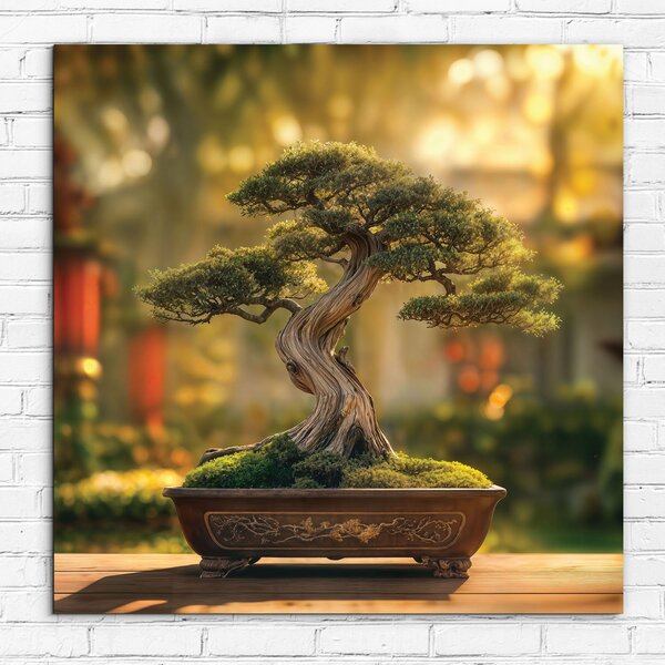 DUBLEZ | Obraz na dřevě - Bonsai | UV tisk, Premium