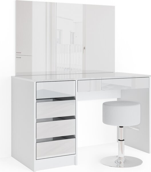 Toaletní stolek Vicco Sherry Bílá 120 cm se stoličkou, Model 33953