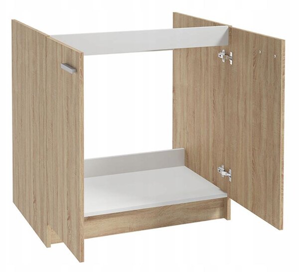 Stamar | Kuchyňská skříňka pod dřez, 80 cm, dub Sonoma