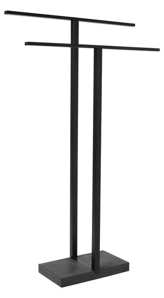 Černý kovový stojan na ručníky Blomus, výška 86 cm