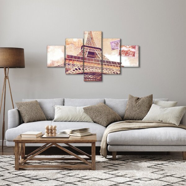 Obraz - Pohled z Paříže (125x70 cm)