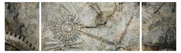 Obraz - Tok času (170x50 cm)
