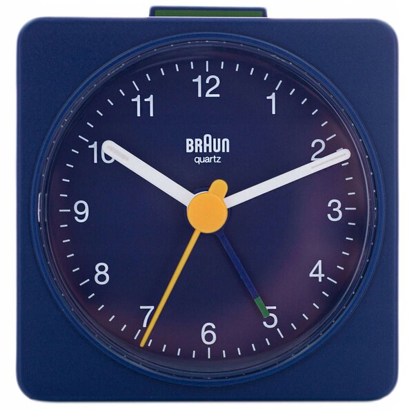 Budík Braun modrý 5,7 cm