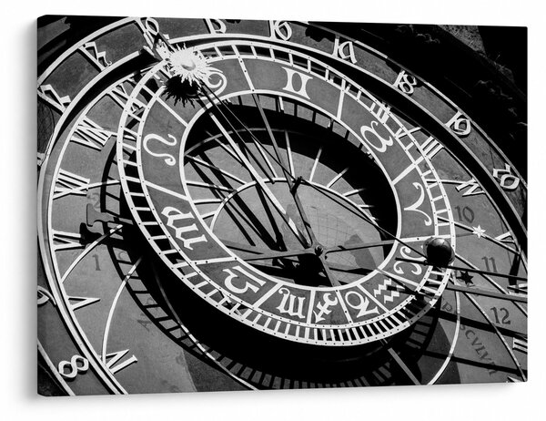 Obraz - Astronomické hodiny, Praha, Česká Republika (70x50 cm)