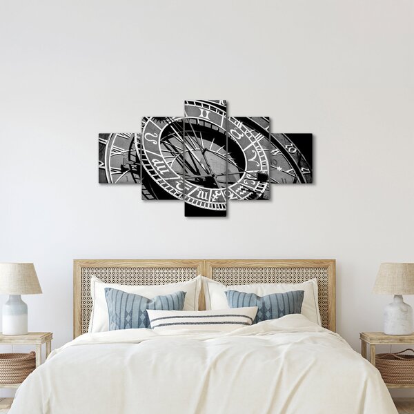Obraz - Astronomické hodiny, Praha, Česká Republika (125x70 cm)