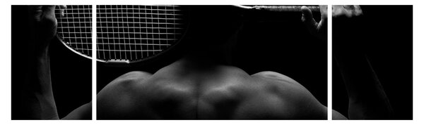 Obraz - Tenista (170x50 cm)