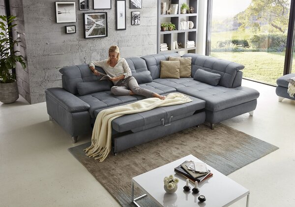 Sedací souprava ENNA_varianta "L"_Vivre steel