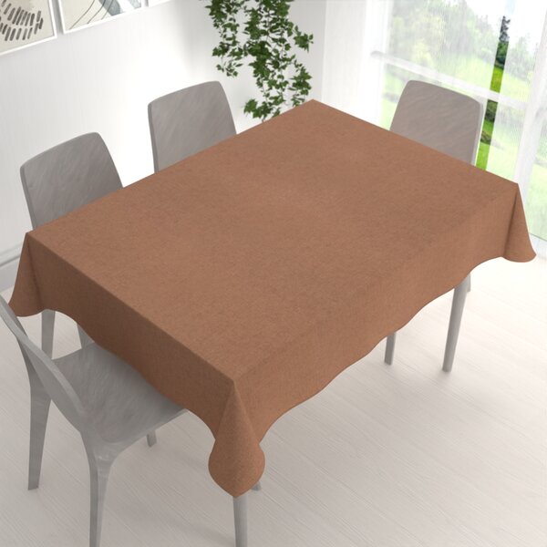 Biante Dekorační obdélníkový ubrus BKW-203 Hnědý žíhaný 60x100 cm