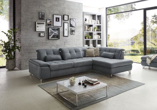 Sedací souprava ENNA_varianta "L"_Vivre steel