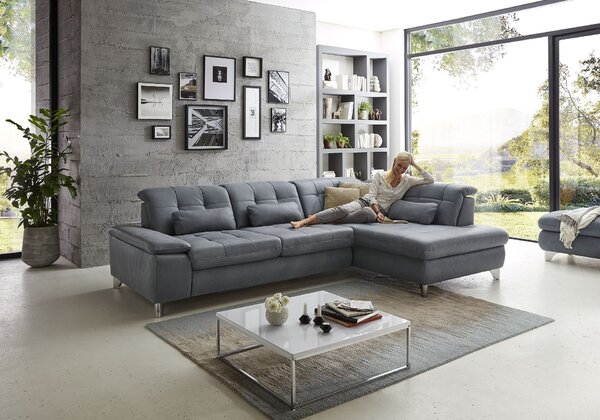Sedací souprava ENNA_varianta "L"_Vivre steel