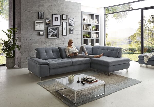 Sedací souprava ENNA_varianta "L"_Vivre steel