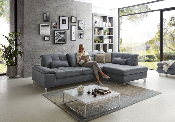 Sedací souprava ENNA_varianta "L"_Vivre steel