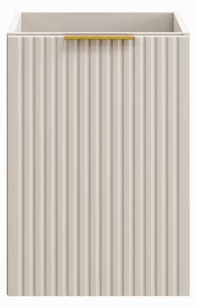 Comad Doplňková koupelnová skříňka nízká s košem Adel Cashmere 40 kašmír