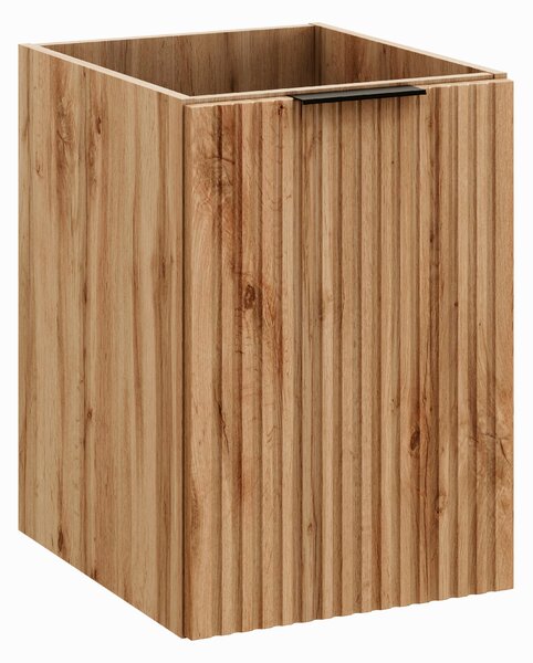Comad Doplňková koupelnová skříňka nízká s košem Adel Oak 40 dub wotan
