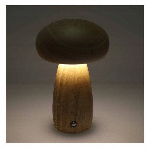 Noční lampa HŘÍBEK Art Deco světlé dřevo MTWTHN #599556