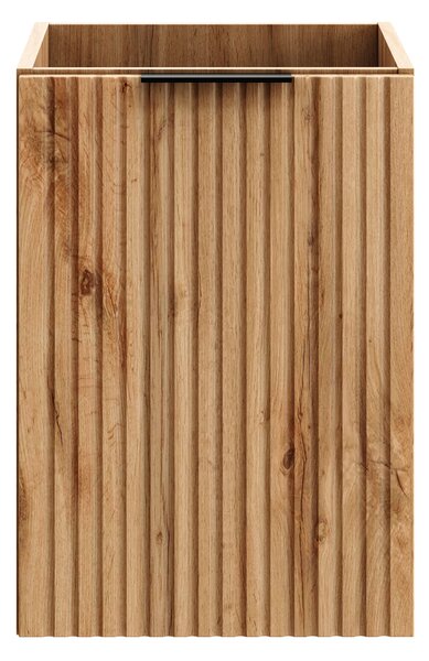Comad Doplňková koupelnová skříňka nízká s košem Adel Oak 40 dub wotan