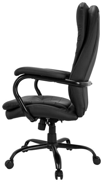 OTOČNÁ ŽIDLE, vzhled kůže, černá MID.YOU - Online Only kancelářské židle, Online Only
