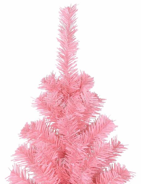 Umělý vánoční stromek se stojanem růžový 180 cm PVC 320998