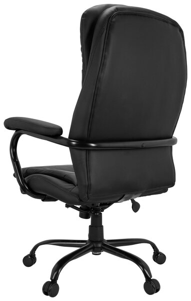 OTOČNÁ ŽIDLE, vzhled kůže, černá MID.YOU - Online Only kancelářské židle, Online Only