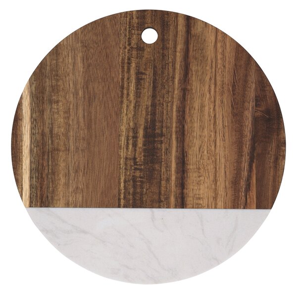 Silvercrest® Kuchyňské prkénko (kulaté světlé) (100397252004)