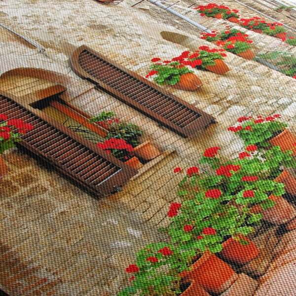 Obraz - Malebná Italská ulička (125x70 cm)