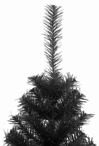 Umělý vánoční stromek se stojanem černý 150 cm PVC 321000