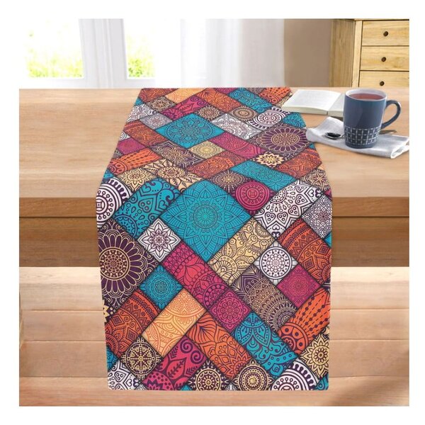 Běhoun na stůl 40x130 cm Mandala Tiles – Mila Home