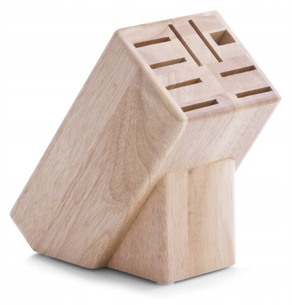 Zeller 24551 Blok na nože, kaučukové dřevo, cca