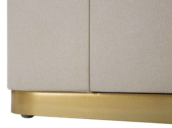 Designový noční stolek Ondelette 60 cm krémový