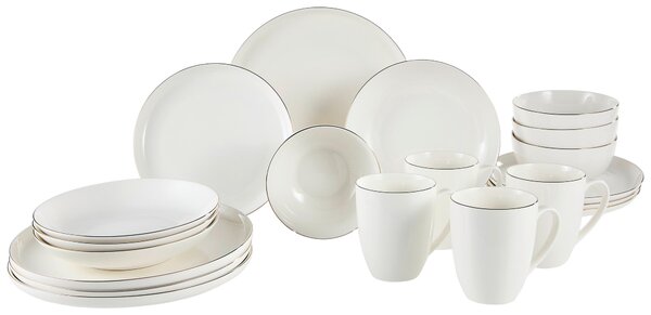 KOMBINOVANÁ SOUPRAVA 20dílné, porcelán (new bone china) keramika Novel - Kolekce nádobí