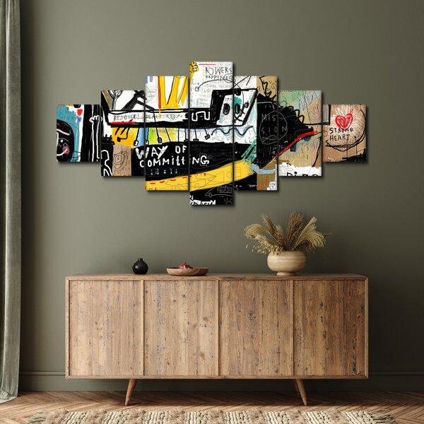 Obraz - Graffiti (210x100 cm)