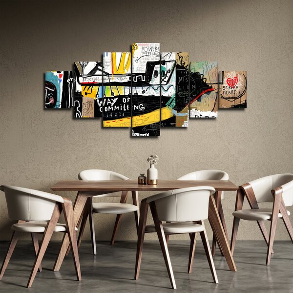 Obraz - Graffiti (210x100 cm)