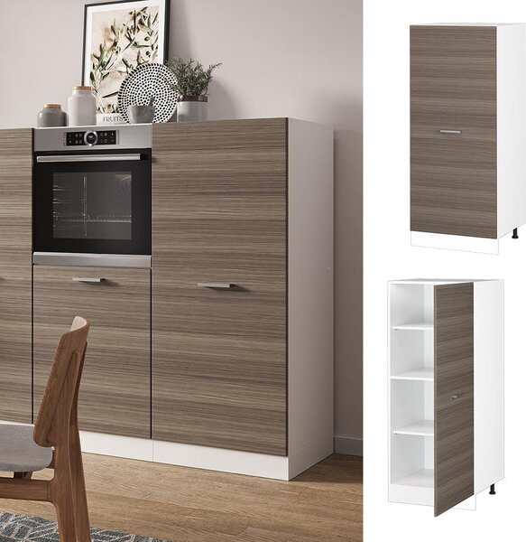 Vysoká skříň Vicco R-Line Ušlechtilá šedá 60 cm, Model 37802