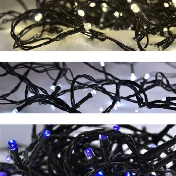 3m LED vánoční řetěz na baterie do interiéru, Modrá