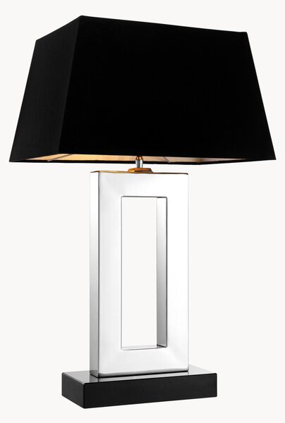 Sametová stolní lampa's žulovou podstavou Arlington