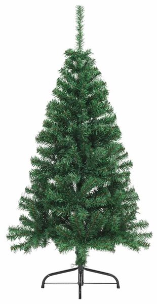 Umělý poloviční vánoční stromek se stojanem zelený 150 cm PVC 321031