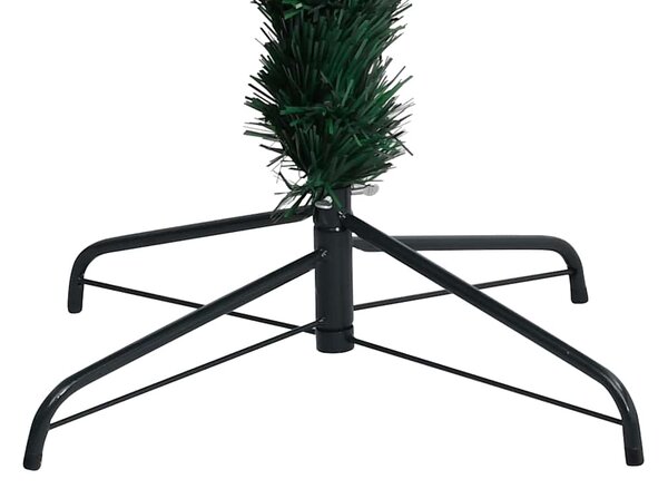 Umělý vánoční stromek se stojanem zelený 120 cm optické vlákno 321026