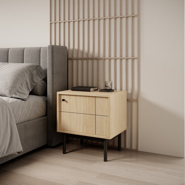 Noční stolek JAPANDI Artea oak 012364