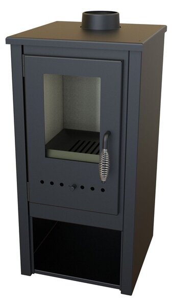 Krbová kamna Nera Glass, 5,4 kW, vytápěcí schopnost: 100 m³, ocelová