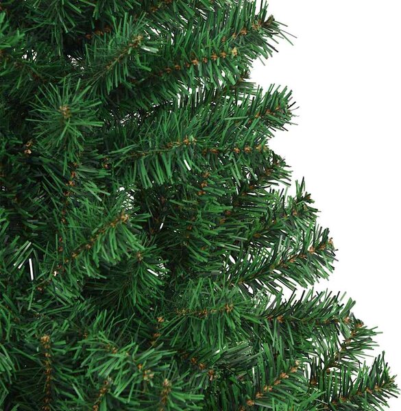 Umělý vánoční stromek s hustými větvemi zelený 210 cm PVC 321036