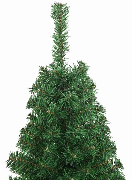 Umělý vánoční stromek s hustými větvemi zelený 150 cm PVC 321034