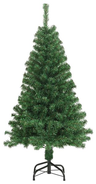 Umělý vánoční stromek s hustými větvemi zelený 150 cm PVC 321034
