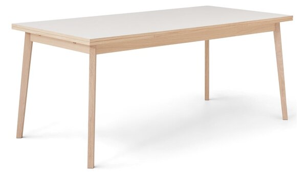 Rozkládací jídelní stůl s bílou deskou Hammel Single 180 x 90 cm