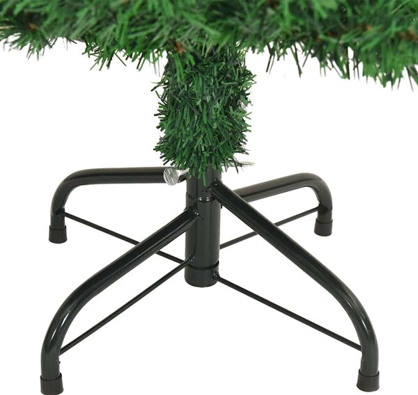 Umělý vánoční stromek s hustými větvemi zelený 150 cm PVC 321034