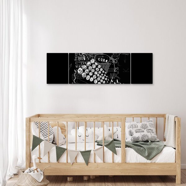 Obraz - Kresba v Banksyho stylu (170x50 cm)