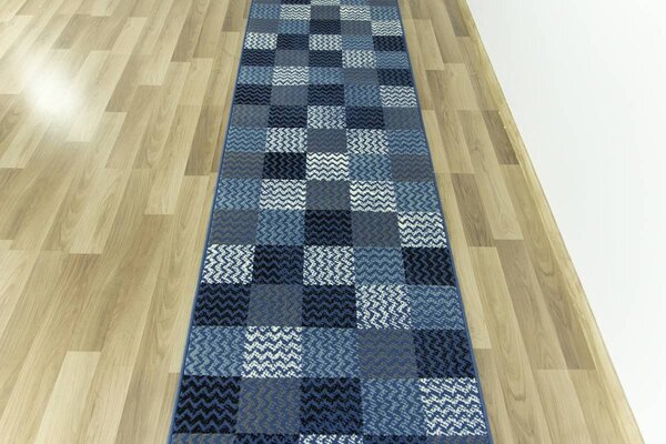 Běhoun Luna 503568/94955 patchwork modrý Šíře: 70 cm
