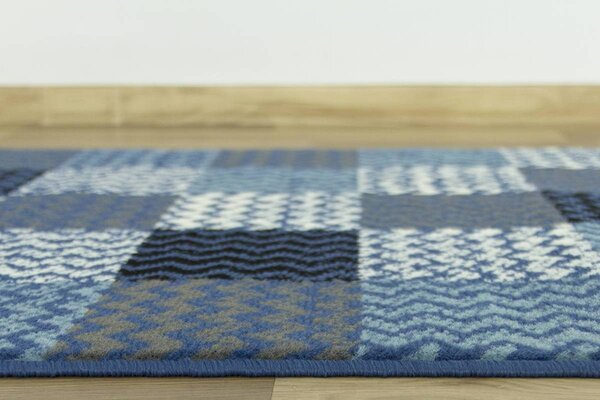 Běhoun Luna 503568/94955 patchwork modrý Šíře: 70 cm