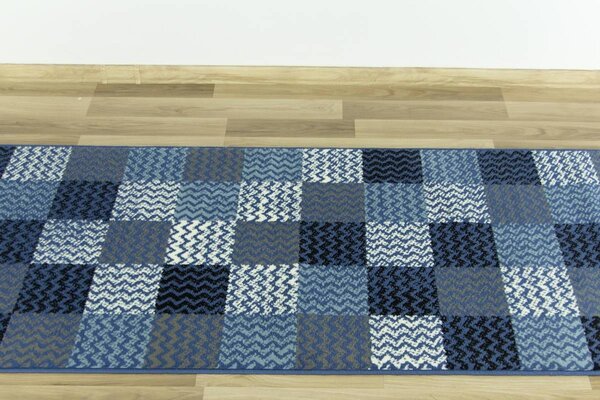 Běhoun Luna 503568/94955 patchwork modrý Šíře: 70 cm