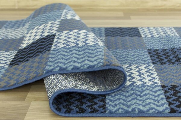 Běhoun Luna 503568/94955 patchwork modrý Šíře: 70 cm