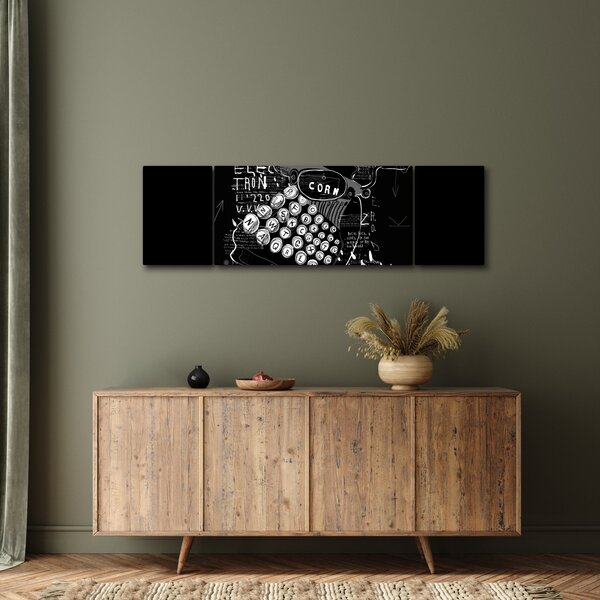 Obraz - Kresba v Banksyho stylu (170x50 cm)
